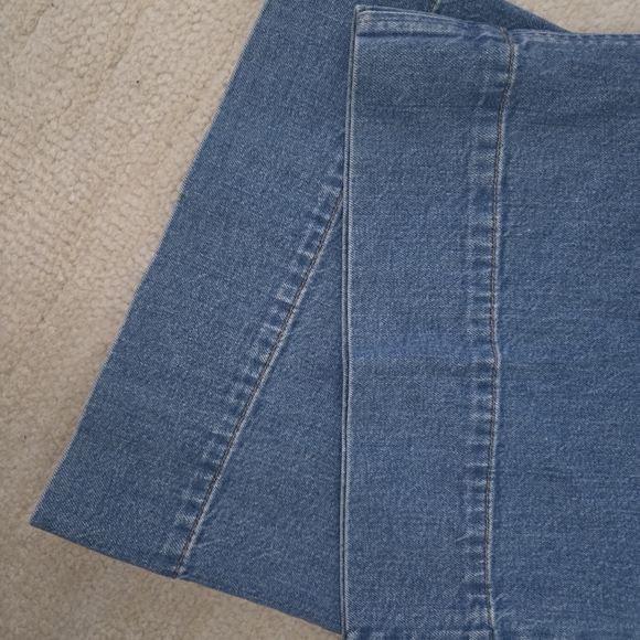 J. Crew Light Blue Flare Sailor Wideleg High Rise Denim Jeans - Picture 6 of 8